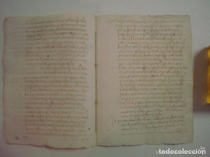 Manuscrits anciens: MANUSCRITO DE 1682.PLAZA DE ST. GREGORI. GIRONA.TEXTO LAT&Iacute;N.7 P&Aacute;GINAS.FOLIO MENOR
