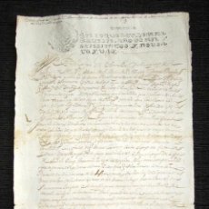 Manuscritos antiguos: AÑO 1691. ALBERQUERIA BOLLO, LUGO. VENTA DE MOLINO LLAMADO ABELA CRUZ Y HEREDAD DEBAJO DE LA IGLESIA