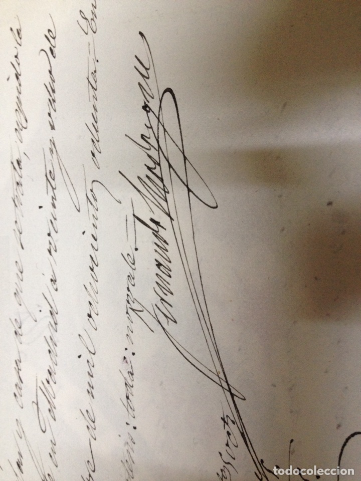 Manuscritos antiguos: Documento registro de la propiedad madrid 1880 - Foto 10