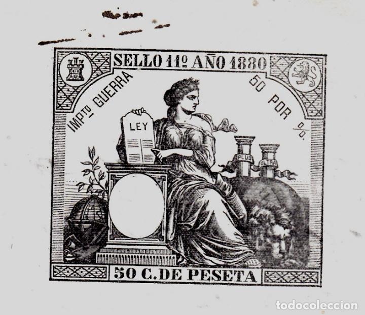 Manuscritos antiguos: Documento registro de la propiedad madrid 1880 - Foto 3