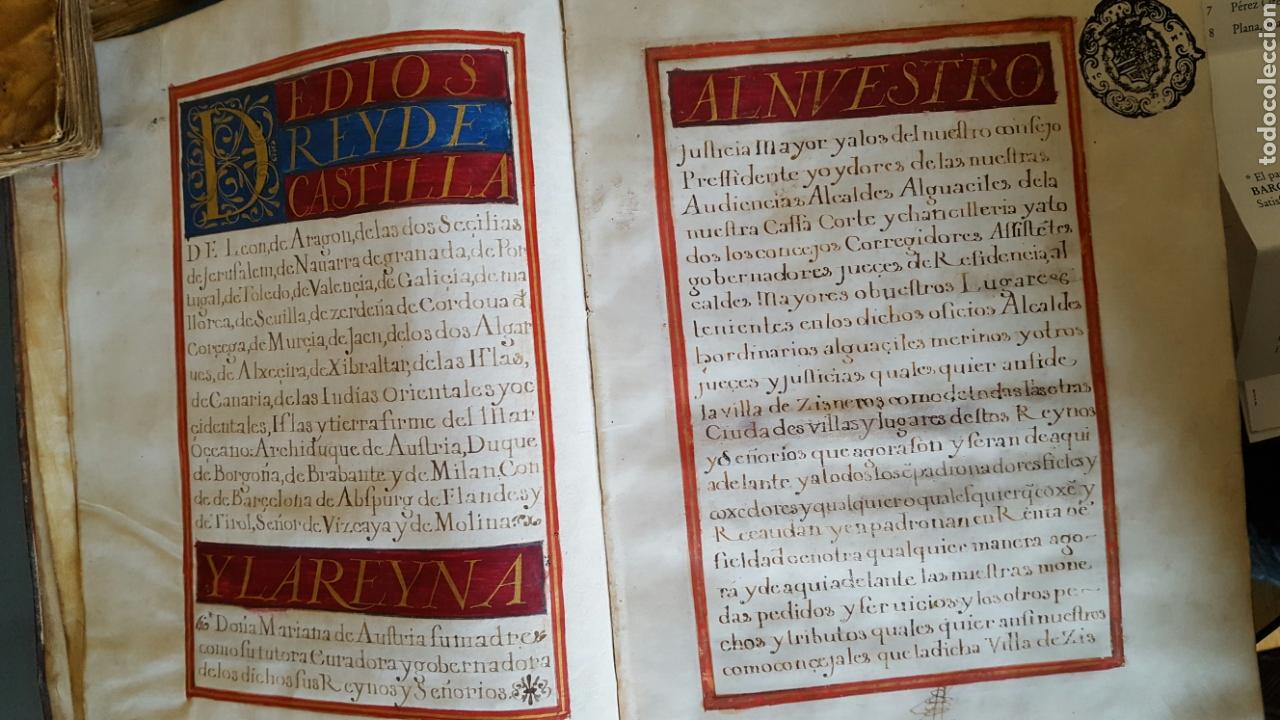 Manuscritos antiguos: Ejecutoria encuadernada manuscrita a&ntilde;o 1672 - Foto 2