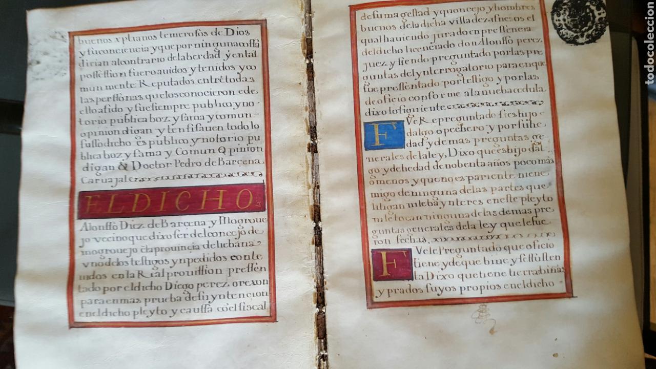 Manuscritos antiguos: Ejecutoria encuadernada manuscrita a&ntilde;o 1672 - Foto 5
