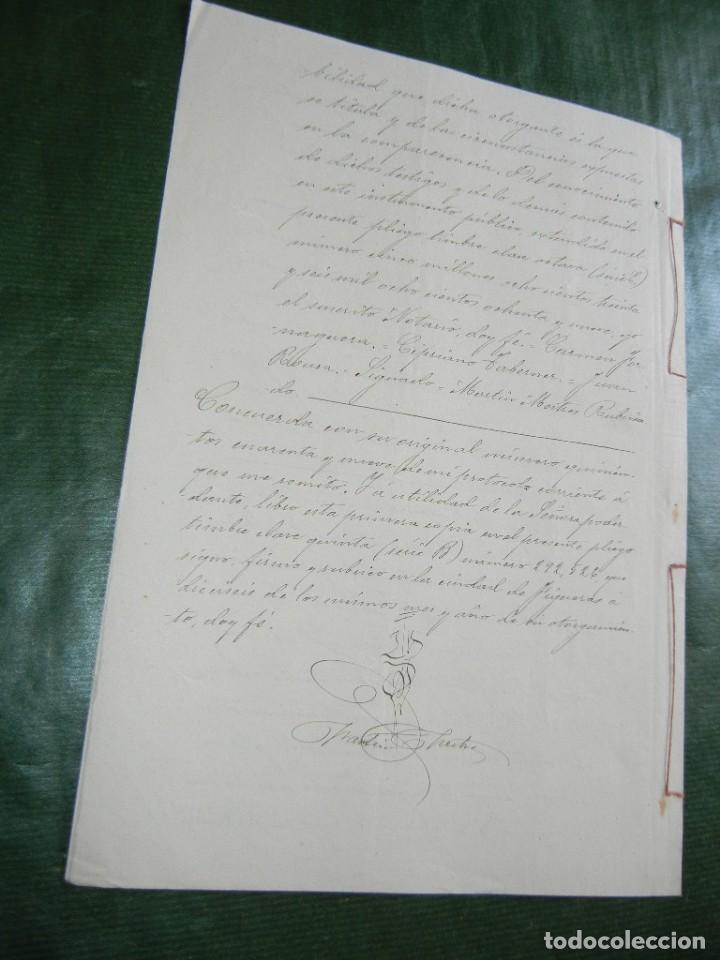 Manuscritos antiguos: PODER NOTARIA MARTIN MESTRES Y BORRELL, FIGUERES 1921 - Foto 2