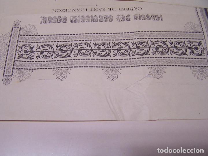 Manuscritos antiguos: Solemnes Obsequis &aacute; Llahor de la Verge del Roser, Commemoraci&oacute; cinquantenari Inundaci&oacute; any 1863,Vich - Foto 2