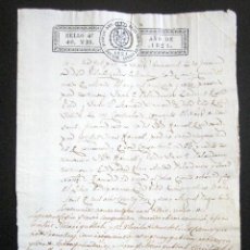 Manuscritos antiguos: AÑO 1821. CALDAS DE MONTBUY. DOCUMENTO MANUSCRITO EN CATALÁN.. Lote 89420316