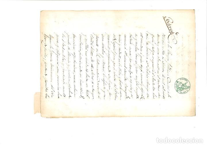 Manuscritos antiguos: PODER NOTARIAL CIUDAD DE LA HABANA 1866 - Foto 1