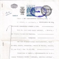 Manuscritos antiguos: SELLO FISCAL 8º 5 PTA DIPUTACION FORAL GUIPUZCOA SERIE II 1976. DOCUMENTO PAPEL SELLADO TIMBRADO