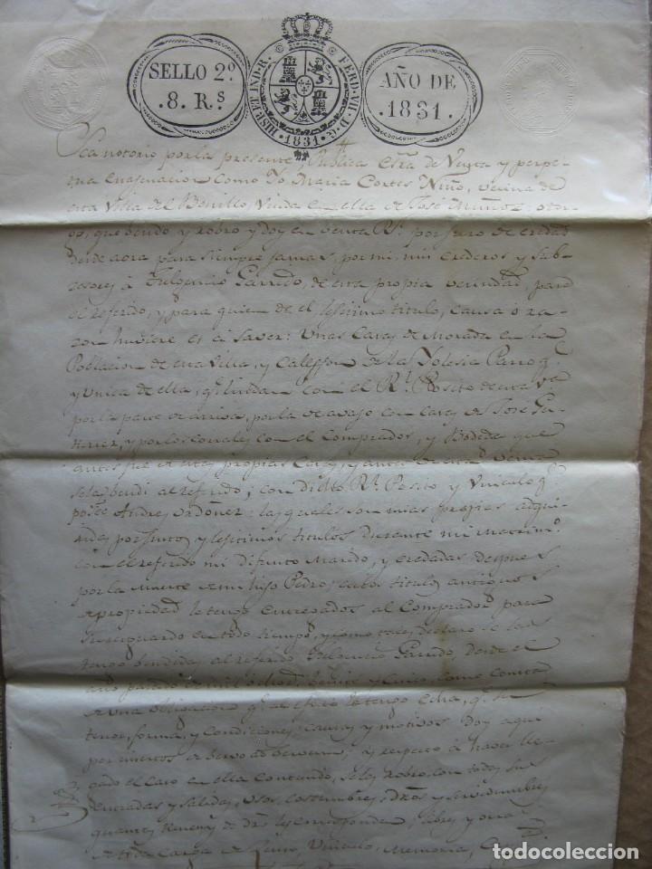 Manuscritos antiguos: MANUSCRITO A&Ntilde;O 1831 EL BONILLO ALBACETE - Foto 1
