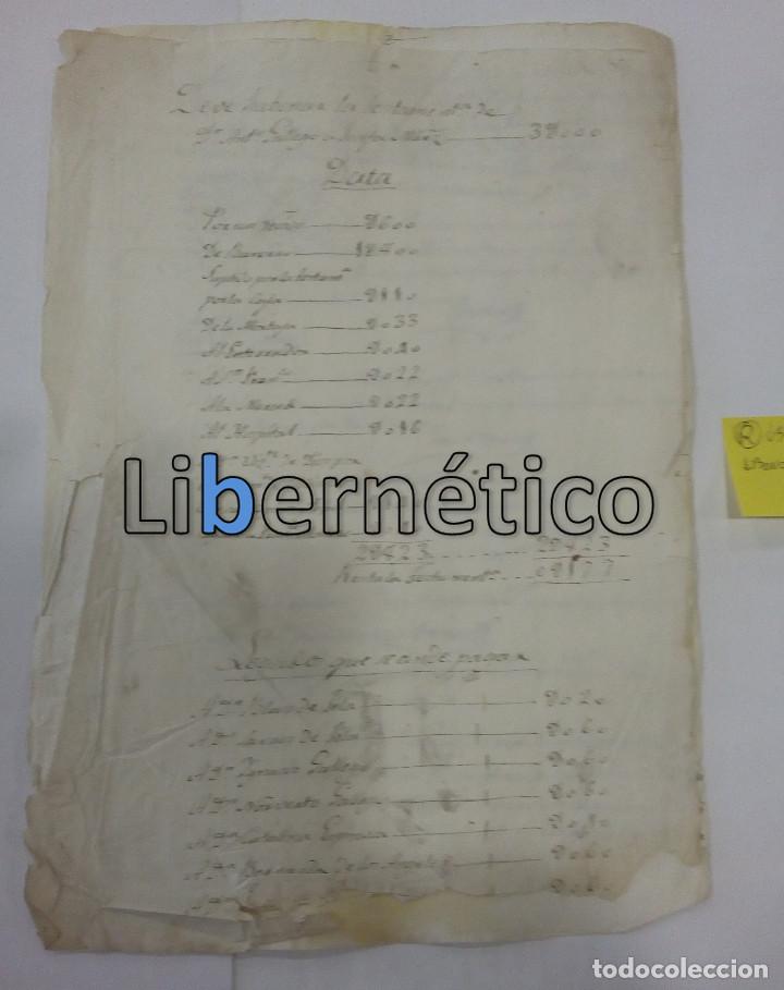 Manuscritos antiguos: Manuscrito. Escritura abono de testamento. &Uacute;beda 1831 - Foto 1