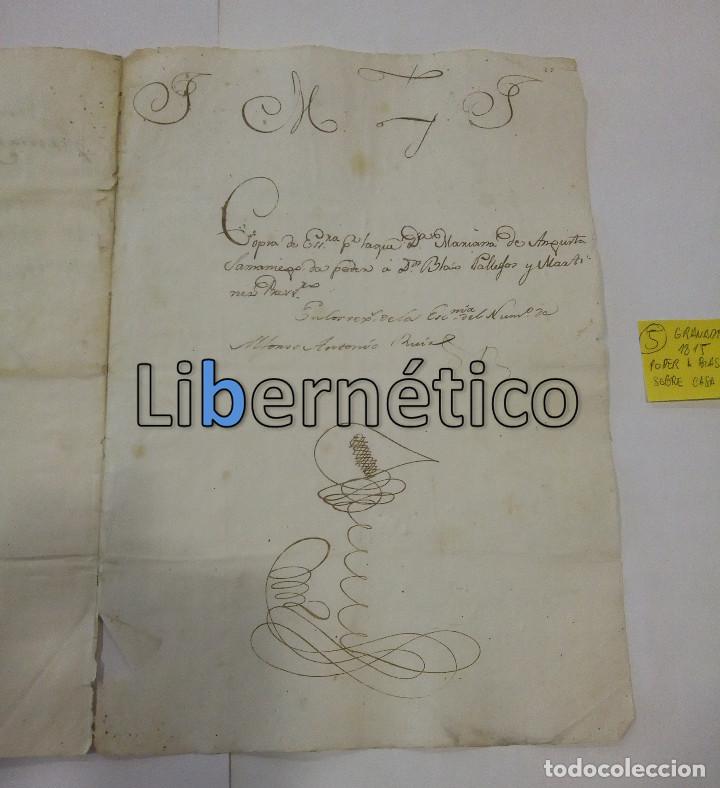 Manuscritos antiguos: Manuscrito. Escritura poder notarial. Granada 1815 - Foto 5