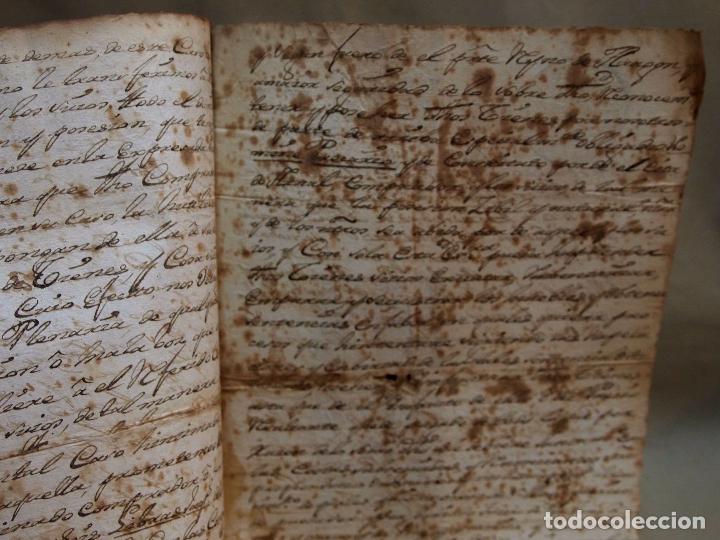 Manuscritos antiguos: DOCUMENTO NOTARIAL, ESCRITURA COMPRA VENTA, NOMBREVILLA, DAROCA, 1772 - Foto 7
