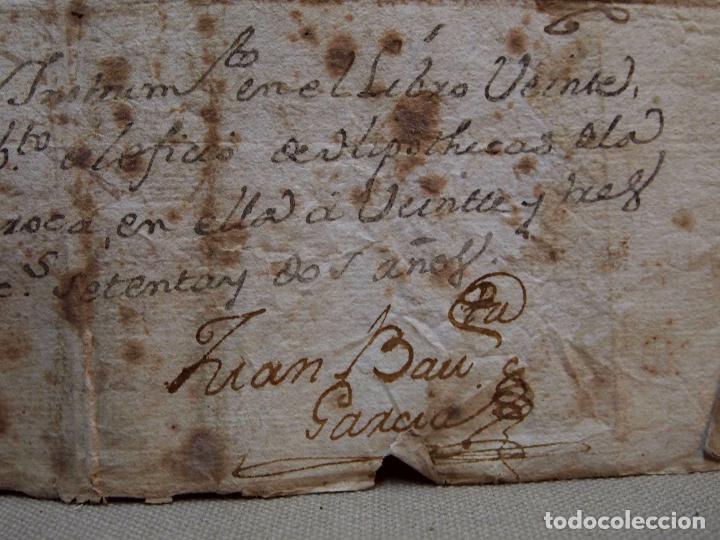 Manuscritos antiguos: DOCUMENTO NOTARIAL, ESCRITURA COMPRA VENTA, NOMBREVILLA, DAROCA, 1772 - Foto 13