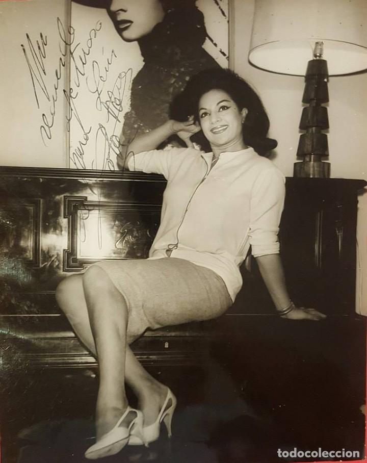 Manuscritos antiguos: AUT&Oacute;GRAFO LOLA FLORES (1923-1995) - Foto 1