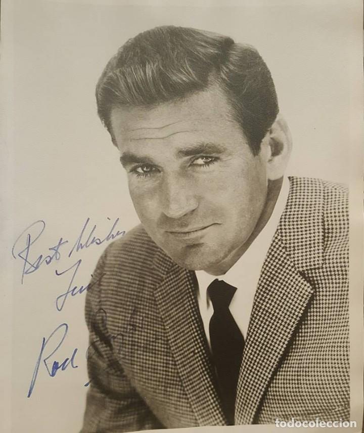 Manuscritos antiguos: AUT&Oacute;GRAFO ROD TAYLOR (1930-2015) - Foto 1