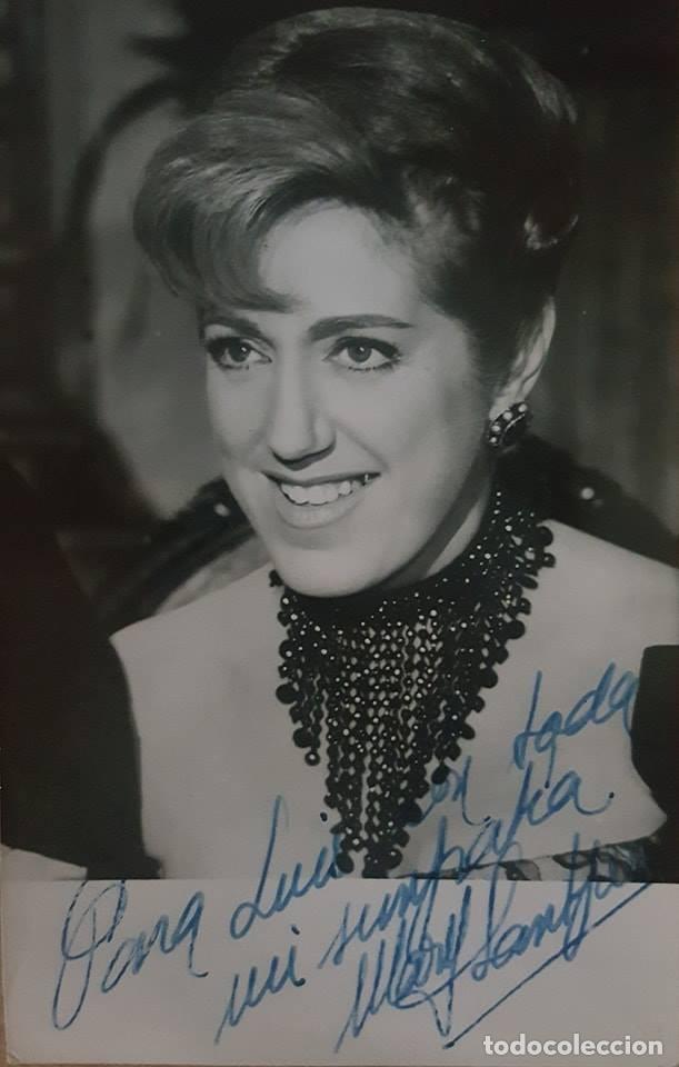 Manuscritos antiguos: AUT&Oacute;GRAFO MARY SANTPERE (1913-1992) - Foto 1