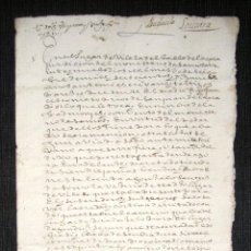 Manuscritos antiguos: AÑO 1619. MONASTERIO DE SAMOS. VENTA DE TIERRA DEL PADRE, SAN JUAN DE LOUZARA. MONASTERIO. VILELA. 