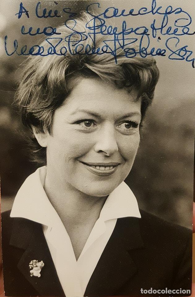 Manuscritos antiguos: AUT&Oacute;GRAFO MADELEINE ROBINSON (1916-2004) - Foto 1
