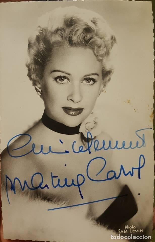 Manuscritos antiguos: AUT&Oacute;GRAFO MARTINE CAROL (1920-1967) - Foto 1