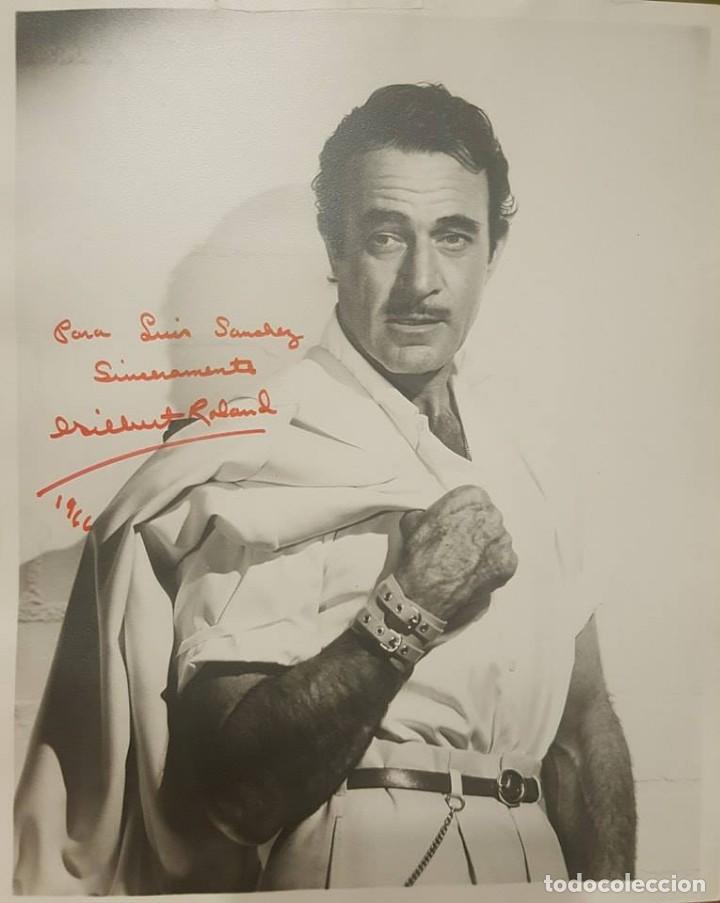Manuscritos antiguos: AUT&Oacute;GRAFO GILBERT ROLAND (1905-1994) - Foto 1