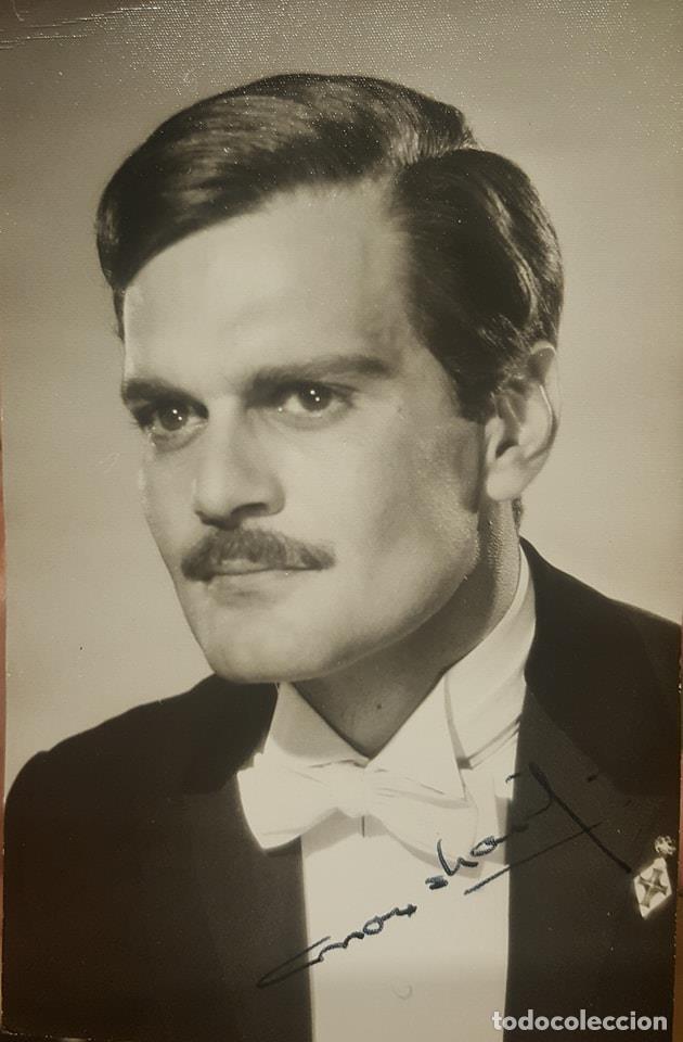 Manuscritos antiguos: AUT&Oacute;GRAFO OMAR SHARIF (1932-2015) - Foto 1