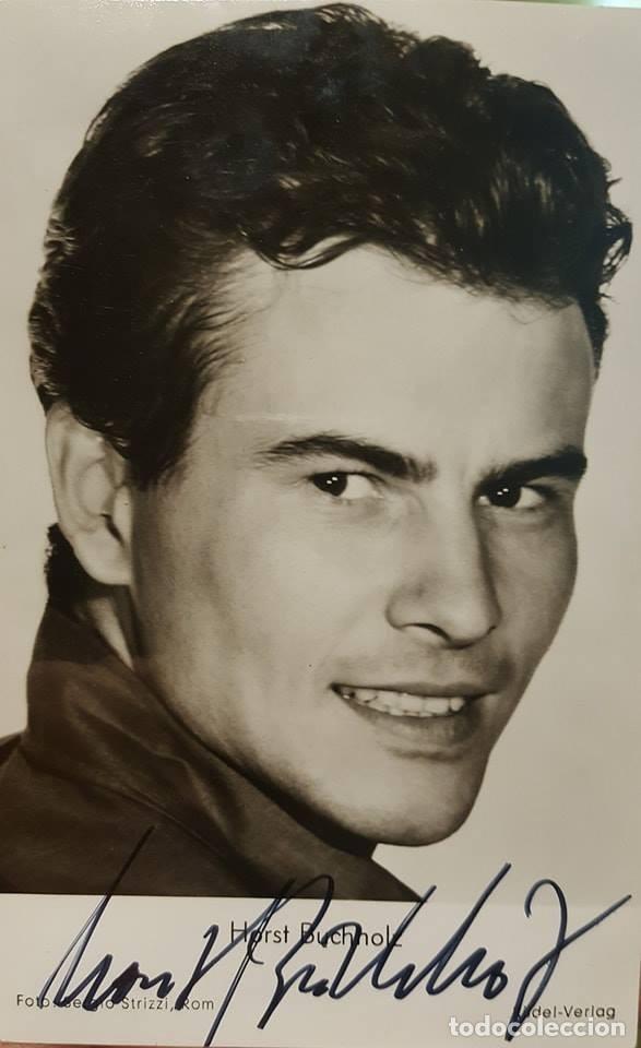 Manuscritos antiguos: AUT&Oacute;GRAFO HORST BUCHHOLZ (1933-2003) - Foto 1