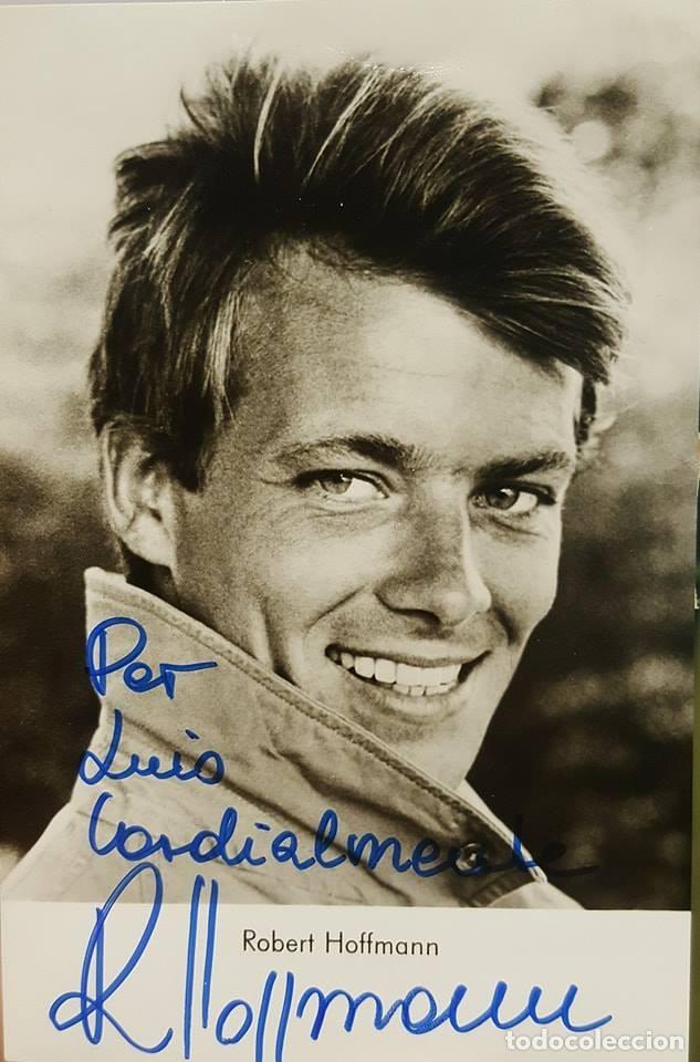 Manuscritos antiguos: AUT&Oacute;GRAFO ROBERT HOFFMANN (1939-2022) - Foto 1