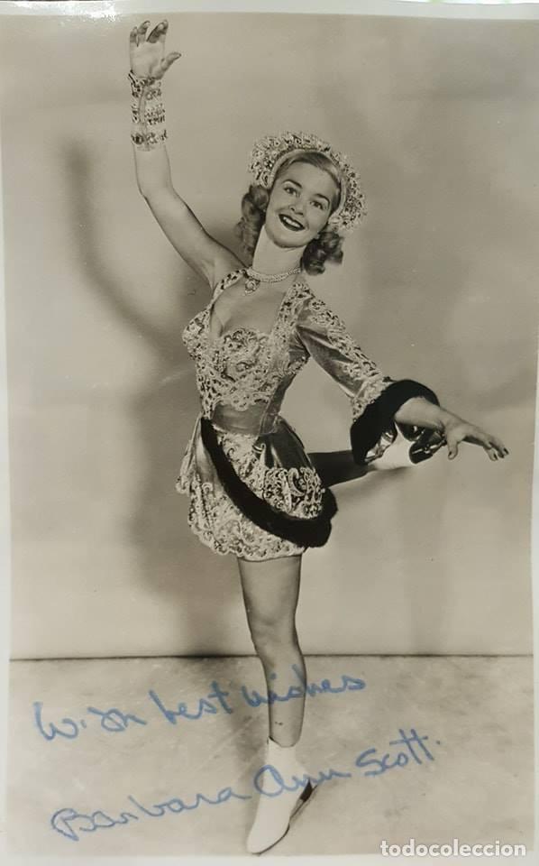 Manuscritos antiguos: AUT&Oacute;GRAFO BARBARA ANN SCOTT (1928-2012) - Foto 1