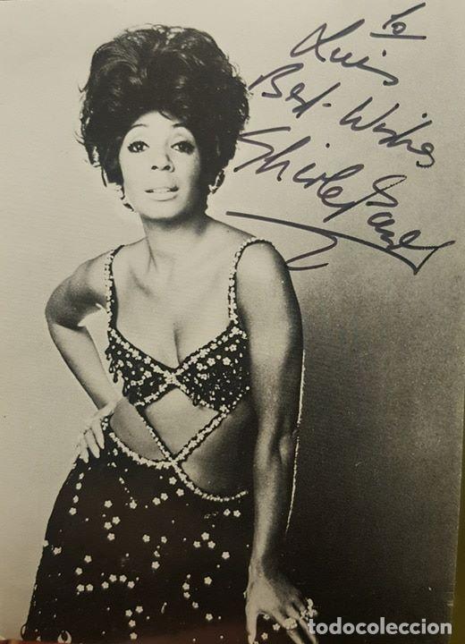 Manuscritos antiguos: AUT&Oacute;GRAFO SHIRLEY BASSEY - Foto 1