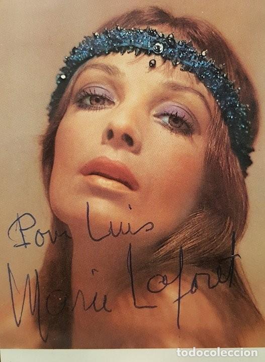 Manuscritos antiguos: AUT&Oacute;GRAFO MARIE LAFOR&Ecirc;T (1939-2019) - Foto 1