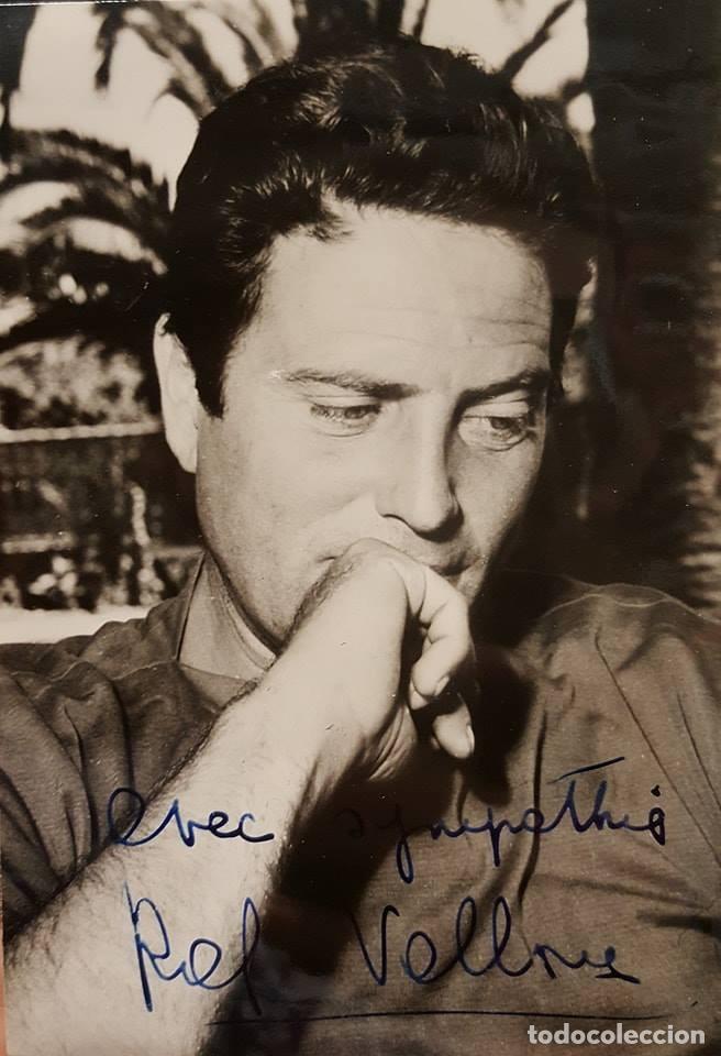 Manuscritos antiguos: AUT&Oacute;GRAFO RAF VALLONE (1916-2002) - Foto 1