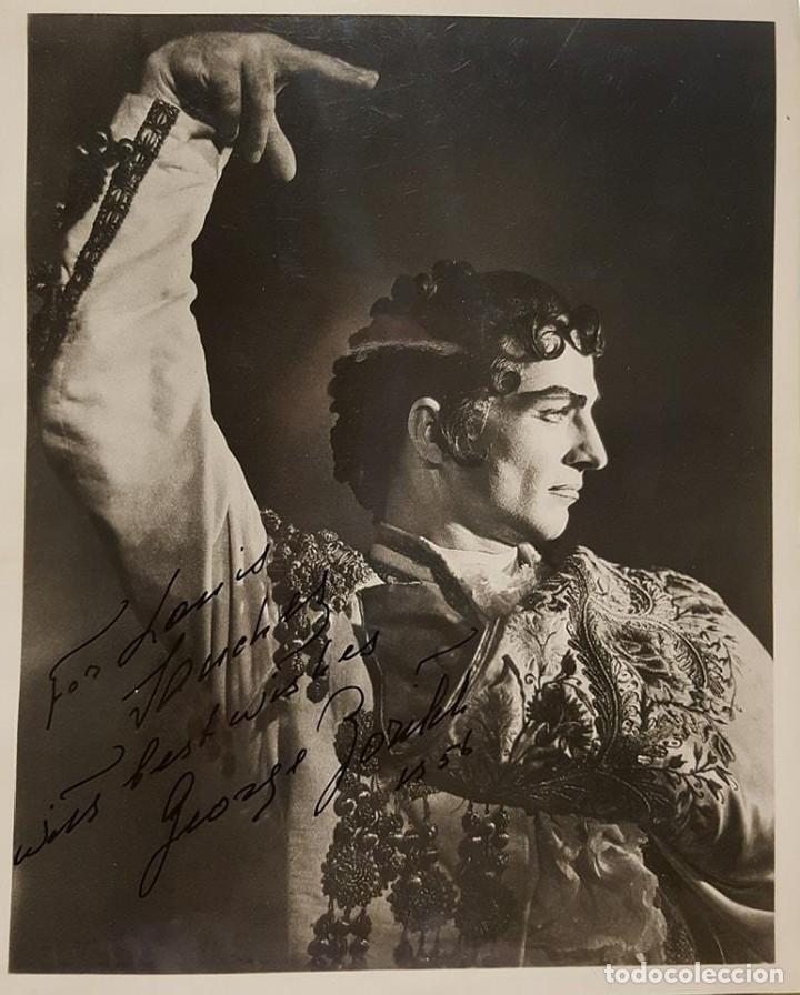Manuscritos antiguos: AUT&Oacute;GRAFO GEORGE ZORITCH (1917-2009) - Foto 1
