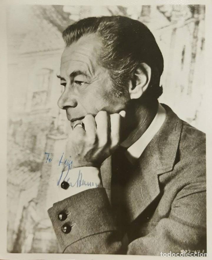 Manuscritos antiguos: AUT&Oacute;GRAFO REX HARRISON (1908-1990) - Foto 1