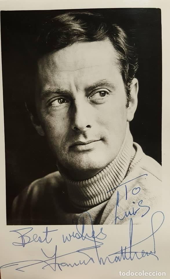 Manuscritos antiguos: AUT&Oacute;GRAFO FRANCIS MATTHEWS (1927-2014) - Foto 1