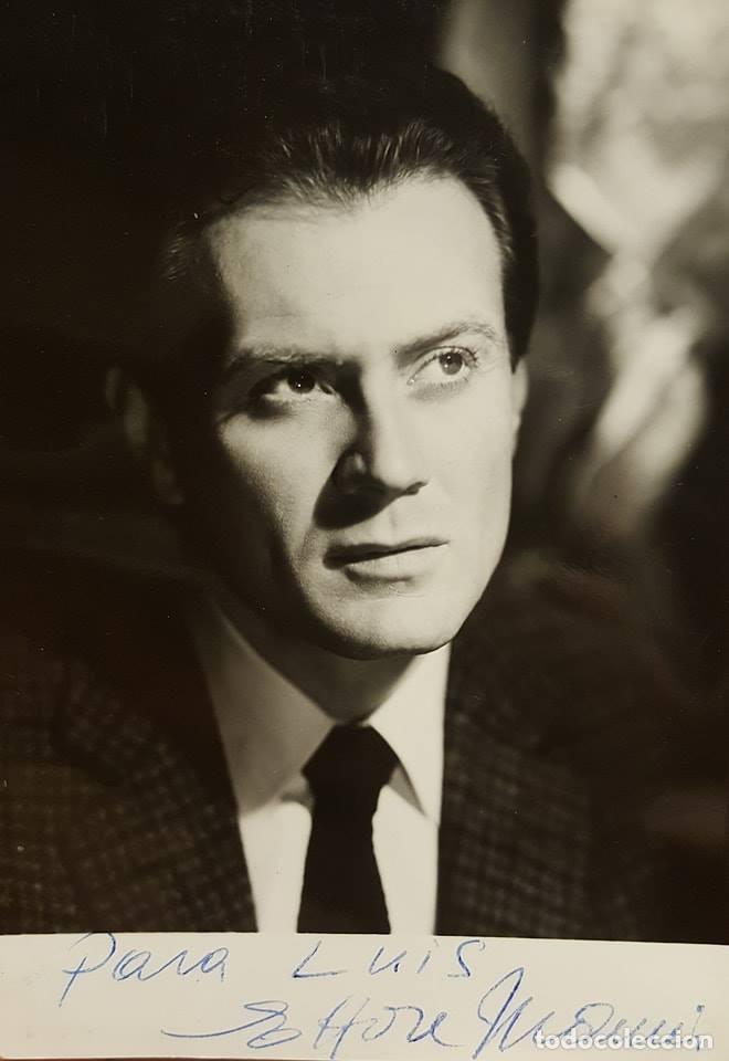 Manuscritos antiguos: AUT&Oacute;GRAFO ETTORE MANNI (1927-1979) - Foto 1