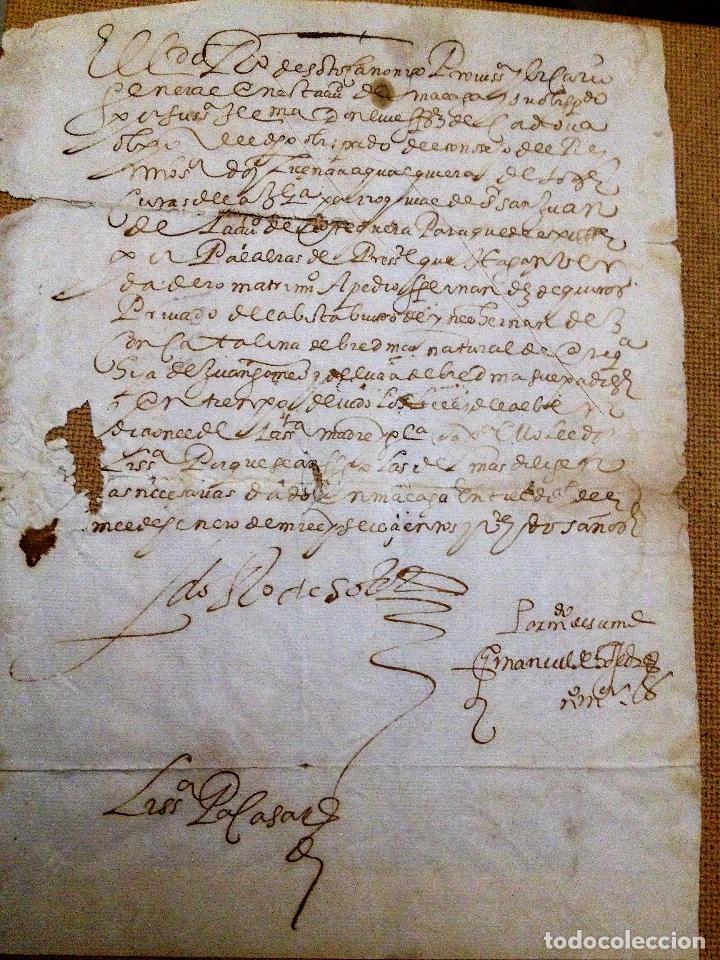 Manuscritos antiguos: Documento de 1622 - Foto 2