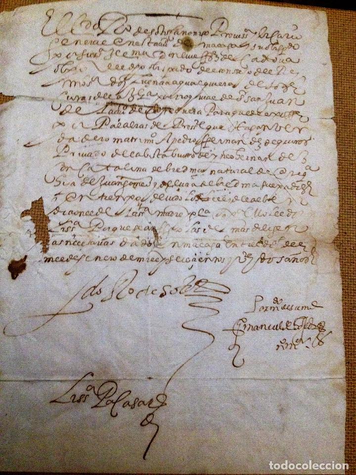 Manuscritos antiguos: Documento de 1622 - Foto 3