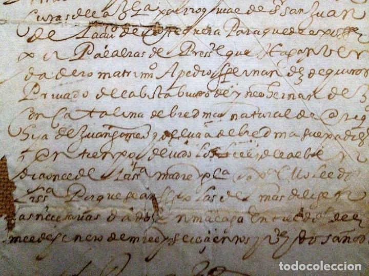 Manuscritos antiguos: Documento de 1622 - Foto 8