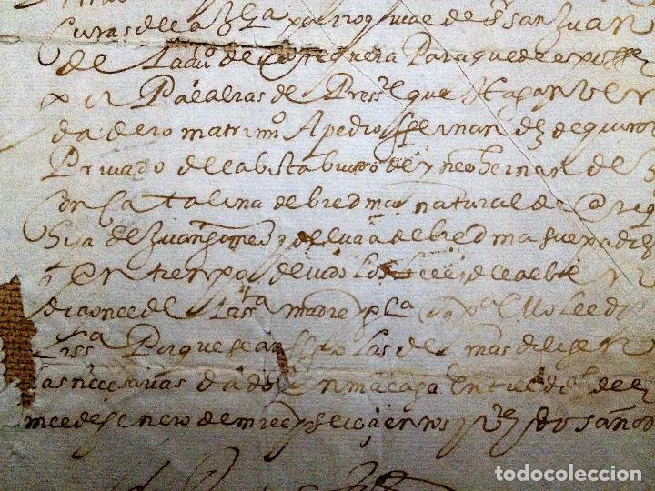 Manuscritos antiguos: Documento de 1622 - Foto 9