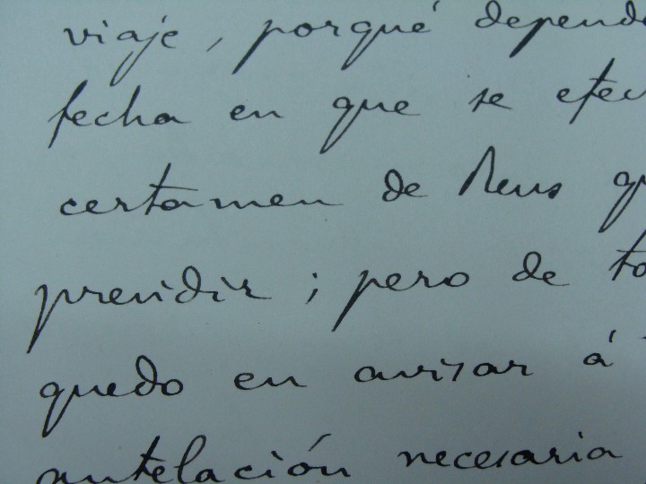 Carta de victor balaguer con firma original. 18 - Comprar 