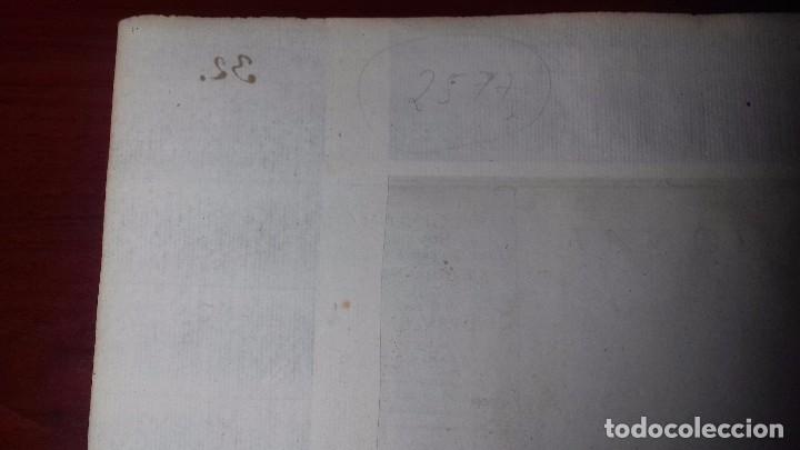 Manuscritos antiguos: Mapa del Reino Unido. Original a&ntilde;o 1662 - Foto 12