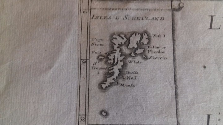 Manuscritos antiguos: Mapa del Reino Unido. Original a&ntilde;o 1662 - Foto 22