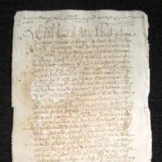 Manuscritos antiguos: AÑO 1598. DOCUMENTO MANUSCRITO ORIGINAL SIGLO XVI. ESPAÑA. . Lote 113963335