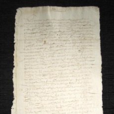 Manuscritos antiguos: AÑO 1632. DOCUMENTO MANUSCRITO ORIGINAL SIGLO XVII. ESPAÑA.. Lote 113964019