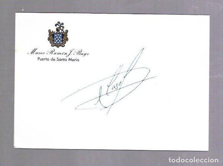 Manuscritos antiguos: SIGNED. FIRMA. SERGIO CASAL. TENISTA - Foto 1