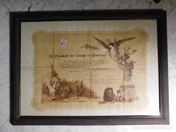 Manuscrits anciens: Presidente Consejo de Ministros Espa&ntilde;ol, Jos&eacute; Canalejas, 21 Agosto 1911. &iexcl;Manuscrito sellado grande!