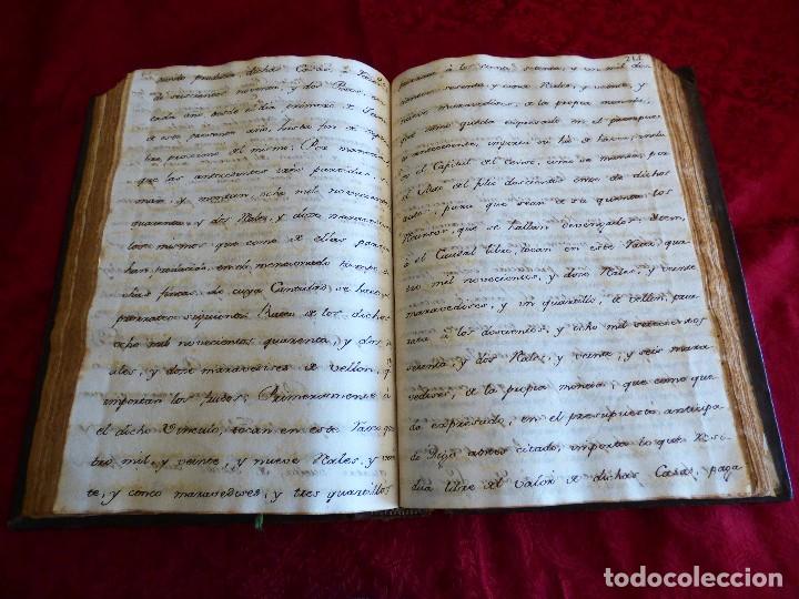 Manuscritos antiguos: OTORGAMIENTO DE UN MAYORAZGO. 386 p&aacute;g. FIRMADO POR EL REY CARLOS III. 1776.