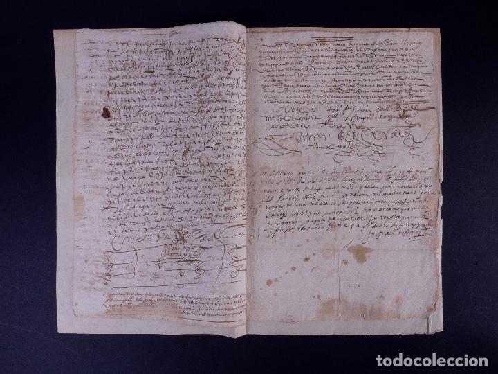 Manuscritos antiguos: ESCRITURA DE PODER, ARENILLAS DE SAN PELAYO 1614 - Foto 1