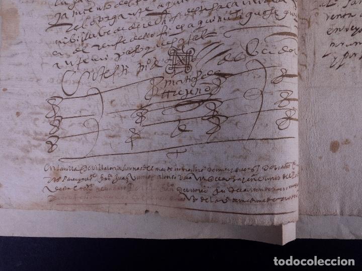 Manuscritos antiguos: ESCRITURA DE PODER, ARENILLAS DE SAN PELAYO 1614 - Foto 4