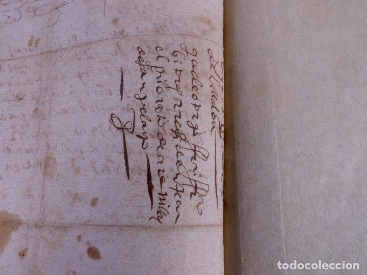 Manuscritos antiguos: ESCRITURA DE PODER, ARENILLAS DE SAN PELAYO 1614 - Foto 6