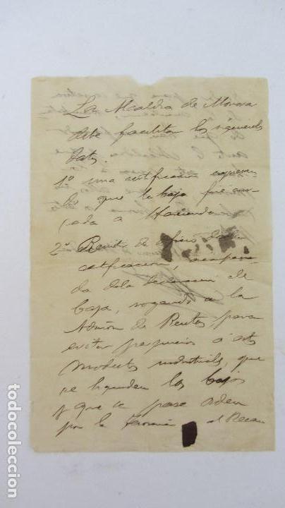 Manuscritos antiguos: CARTA MANUSCRITA , A&Ntilde;OS 30-40 - Foto 1